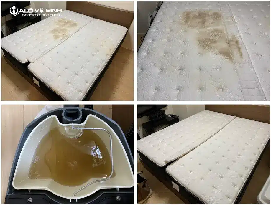 Hiệu quả giặt topper Quận 7 Alo Vệ Sinh