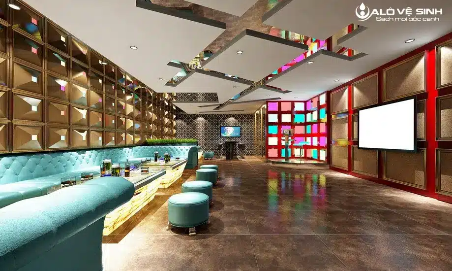 Dịch vụ giặt ghế quán karaoke Alo Vệ Sinh làm sạch các vết bẩn, vết ố