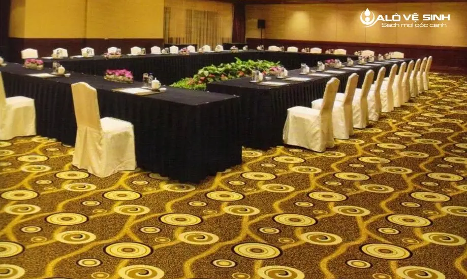 Cách chọn thảm hội trường dựa vào chất liệu