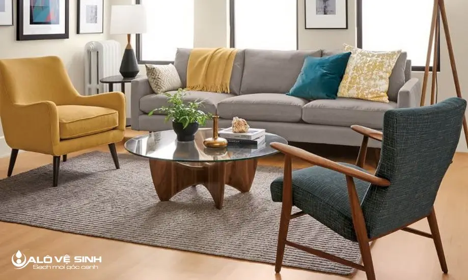 Cách chọn thảm phòng khách theo chất liệu