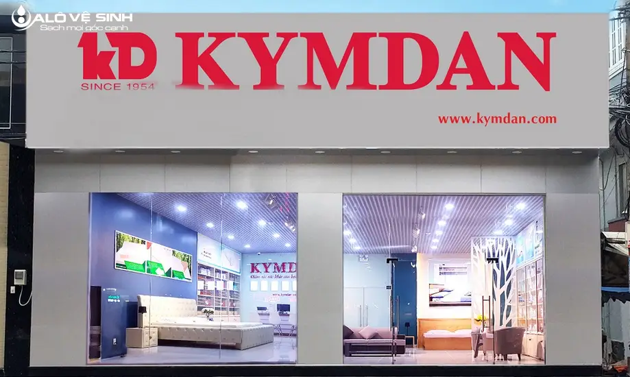 Cửa hàng minh họa về các loại thương hiệu nệm nổi tiếng