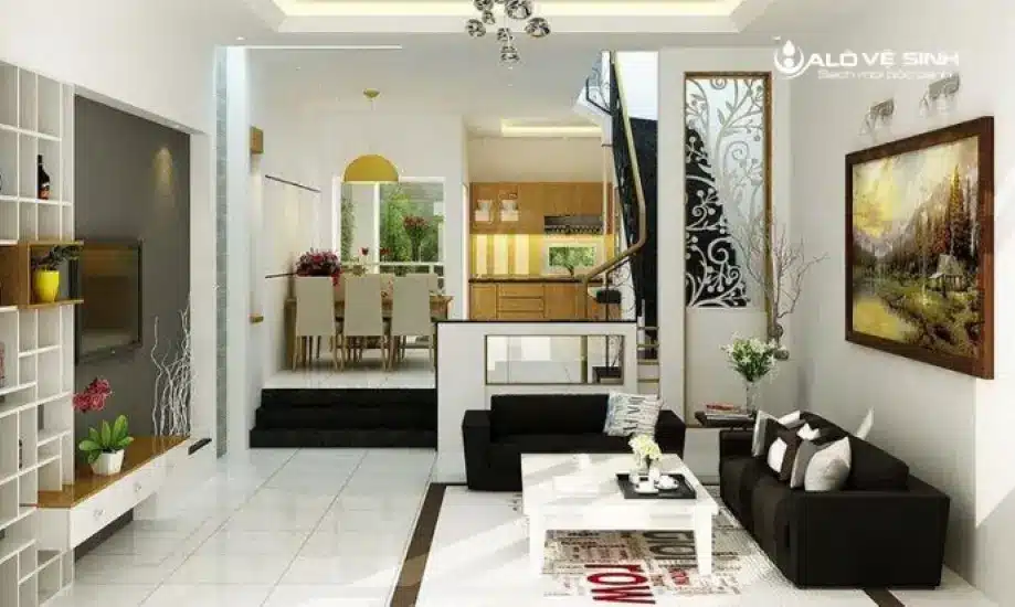 Tránh đặt ghế sofa theo phong thủy đối diện với cửa chính.