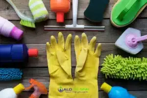 Đội ngũ lao động luôn đeo găng tay bảo hộ