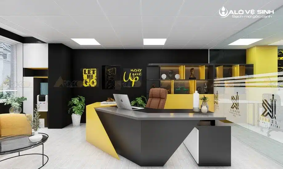 Dịch vụ giặt ghế giám đốc văn phòng.