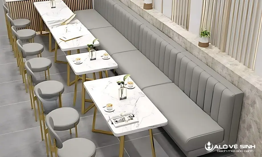 Dịch vụ giặt ghế nhà hàng BBQ