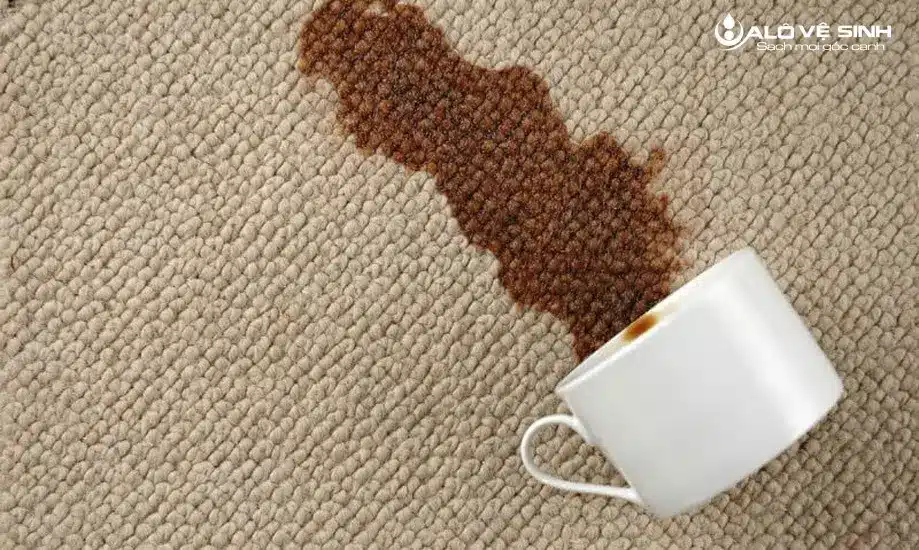Giặt Sofa Tại Nhà - 30 Phút Có Mặt & Giá Tốt TPHCM Nhanh chóng xử lý vết cafe trên ghế sofa khi vừa bị tránh vết bẩn ngấm sâu khó giặt.