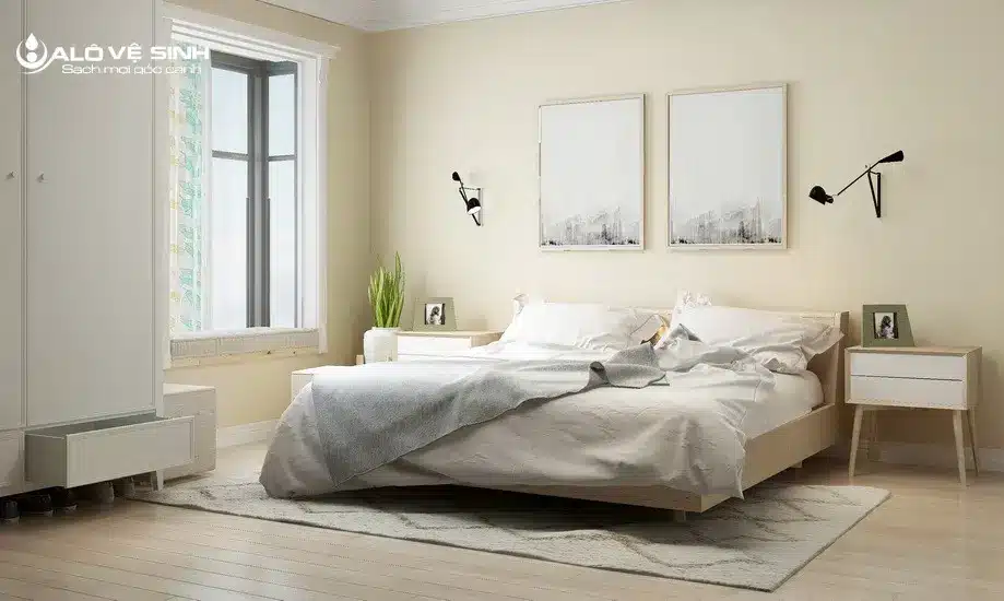 Hút bụi nệm là cách bảo quản nệm luôn sạch sẽ tươi mới