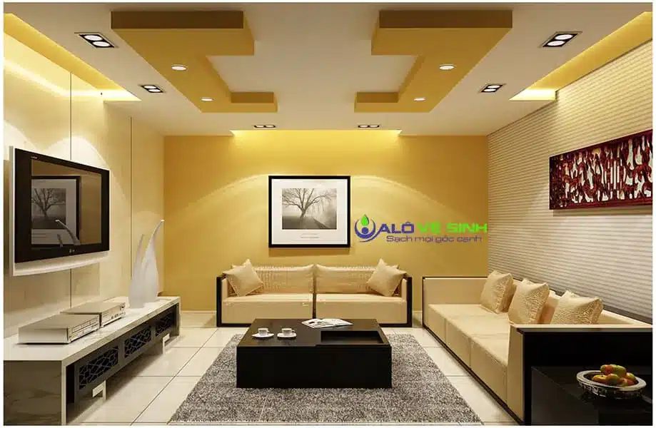 3 Cách Làm Sạch Trần Phòng Khách Đơn Giản, Hiệu Quả Làm sạch trần phòng khách bằng nhựa