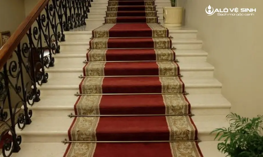 Lựa chọn thảm lót cầu thang phù hợp với không gian sống