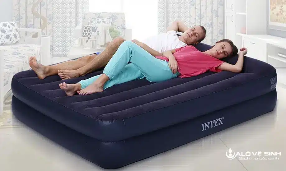 Nệm intex được sử dụng phổ biến tạo cảm giác thoải mái khi nghỉ ngơi