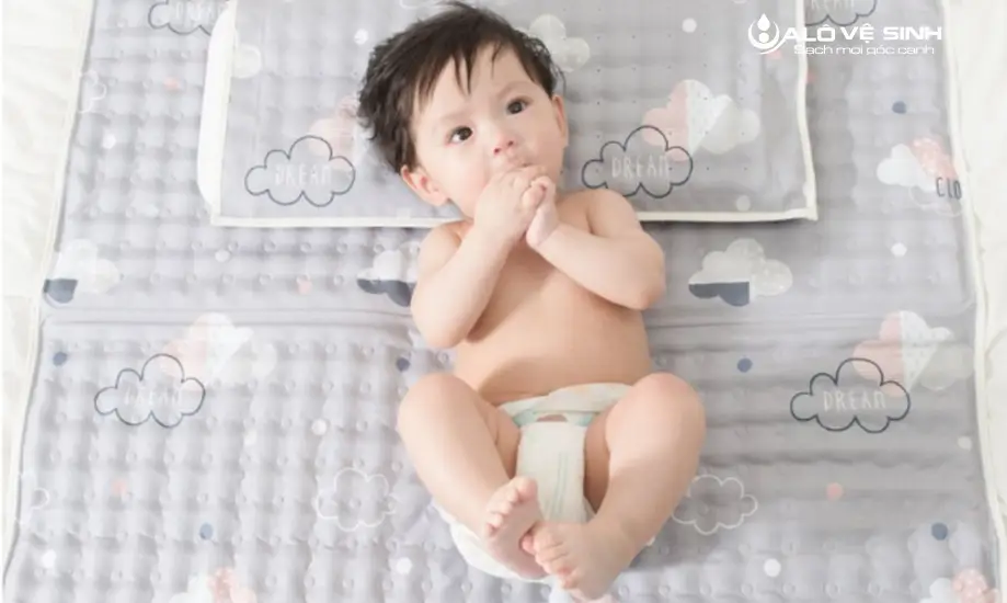 Nệm nước với khả năng làm mát hiệu quả giúp trẻ có giấc ngủ ngon
