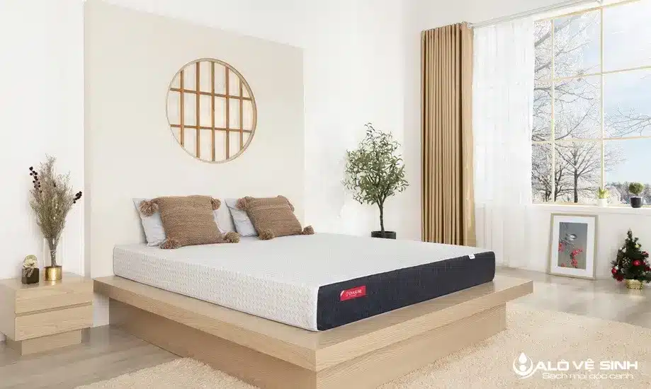Nệm Queen Size có kích thước vừa đủ cho khoảng 2 người nằm