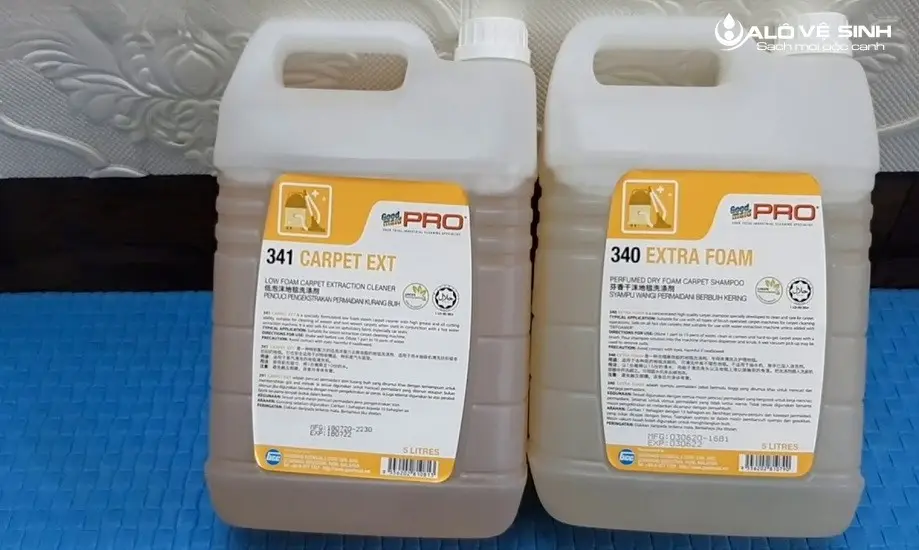 Nước giặt nệm của Carpet Clean