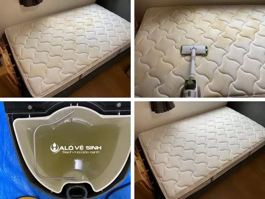 Quy trình tự vệ sinh nệm tại nhà chuyên nghiệp của Alo Vệ Sinh