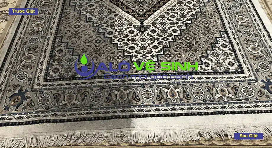 Sự khác biệt khi giặt thảm tại Alo Vệ Sinh