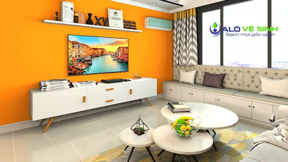 Thường xuyên vệ sinh nhà cửa là cách tốt nhất giữ phòng khách luôn sạch đẹp