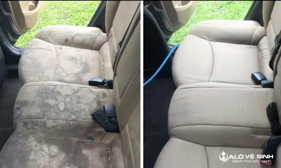 Alo Vệ Sinh chuyên vệ sinh ghế nỉ ô tô mang đến trải nghiệm hài lòng cho khách hàng