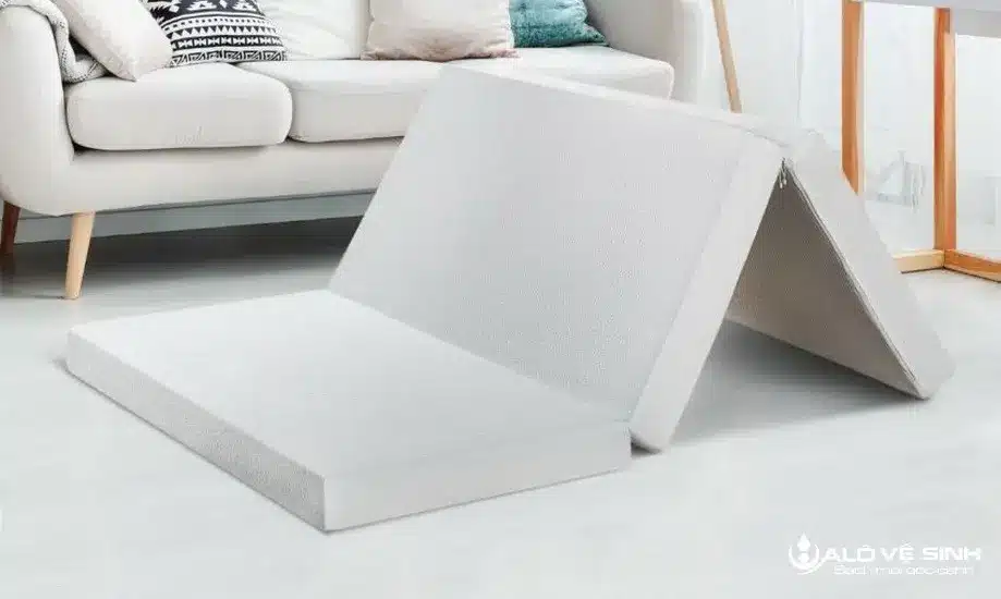 Nệm gấp được sử dụng phổ biến hiện nay