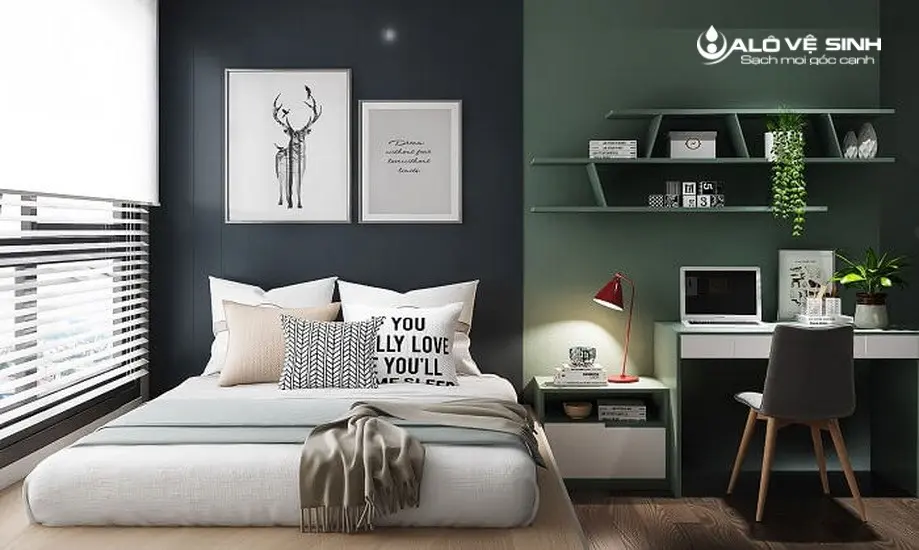 Dọn dẹp phòng ngủ thoáng mát