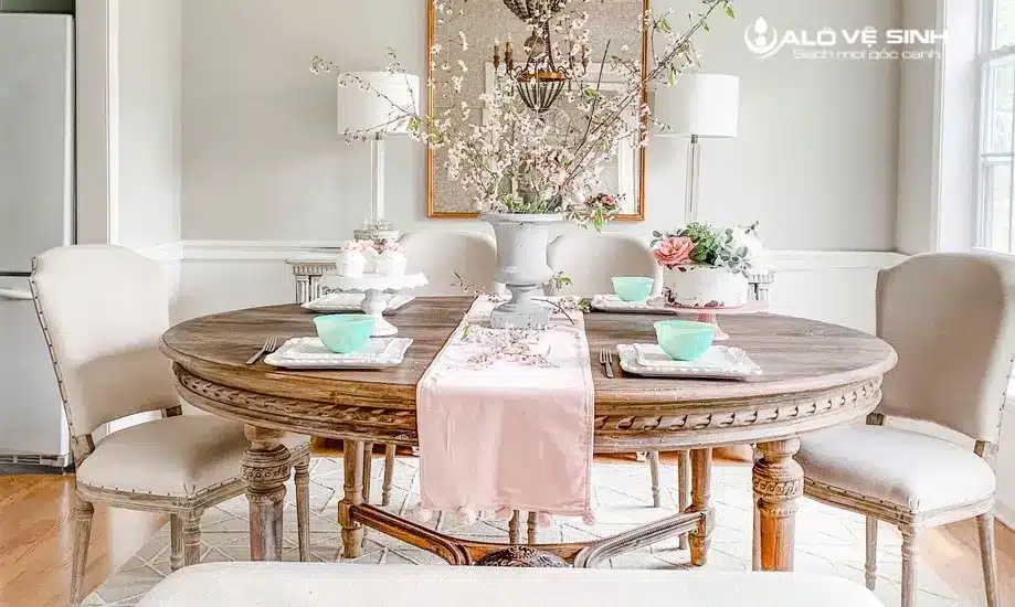 Ghế ăn Louis cổ điển pháp