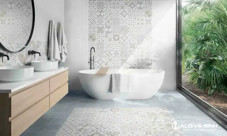 Thường xuyên vệ sinh phòng tắm tránh vi khuẩn và nấm mốc